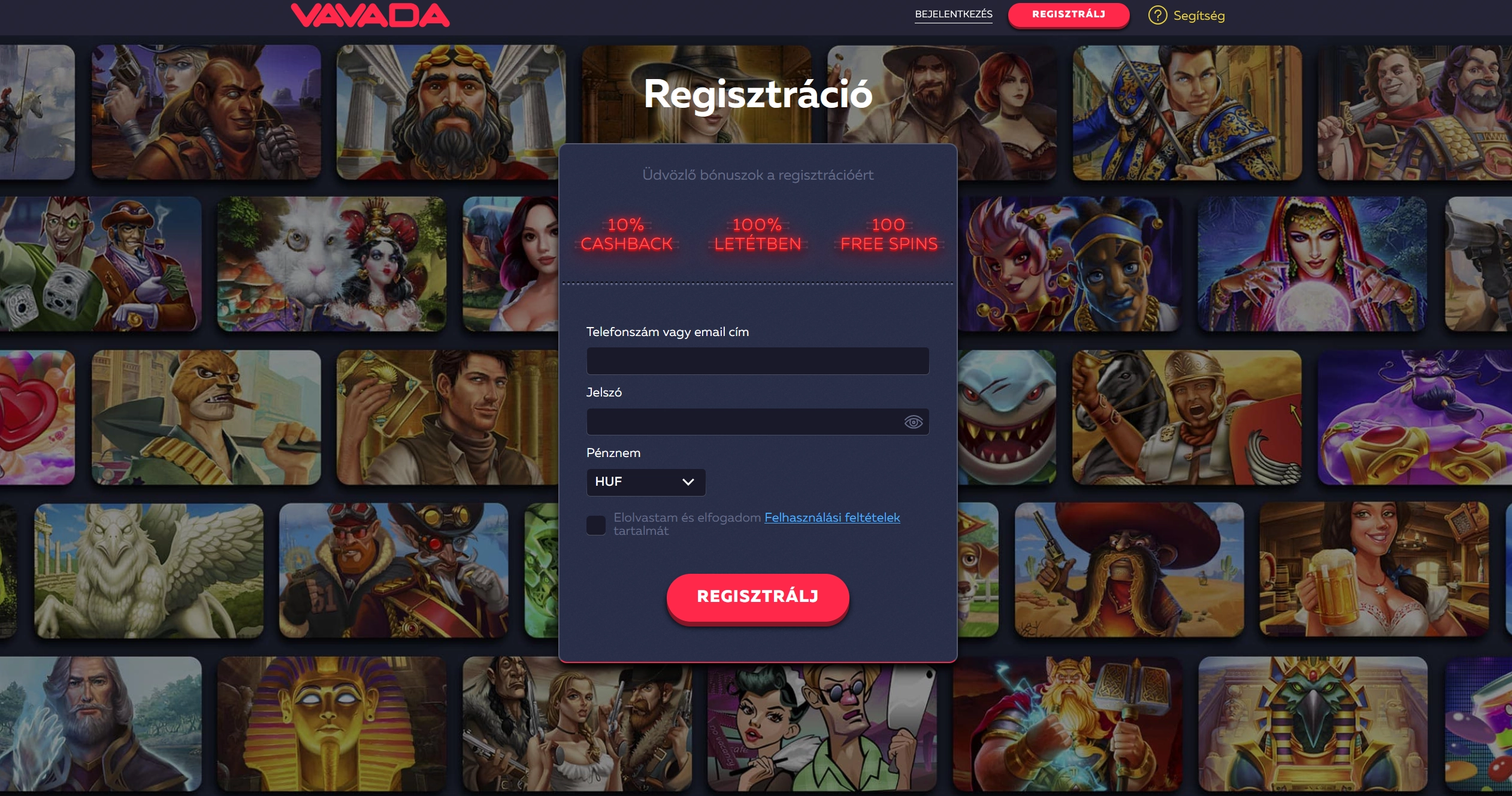 Vavada promocios kod regisztráció és bejelentkezés